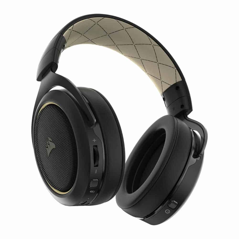 (image for) Corsair HS70 Pro 7.1Ch Surround Cream/Black Wireless/Wired USB Gaming Headset PC/Console